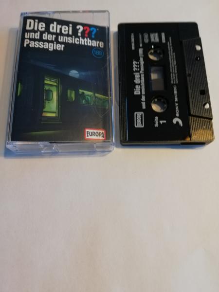 Die Drei Fragezeichen Folge 189 und der unsichtbare Passagier Schwarz mit Weißen Druck 8898535879 4 Europa